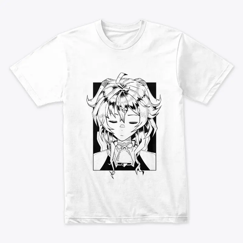 Ganyu fanmade art shirt